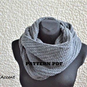 Infinity scarf - KNITTING PATTERN, only in ENGLISH.