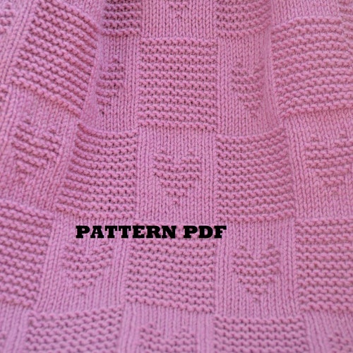 Baby Blanket PATTERN Only in ENGLISH Written Instructions Etsy