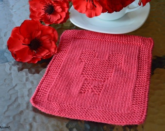 PATTERN knit cloth only in ENGLISH , written instructions with diagram.