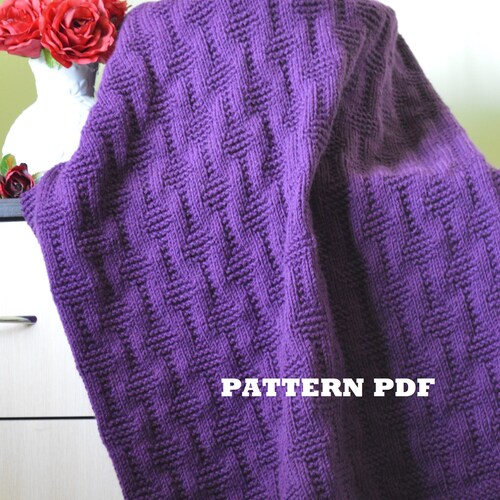 Baby Blanket PATTERN Only in ENGLISH Written Instructions Etsy
