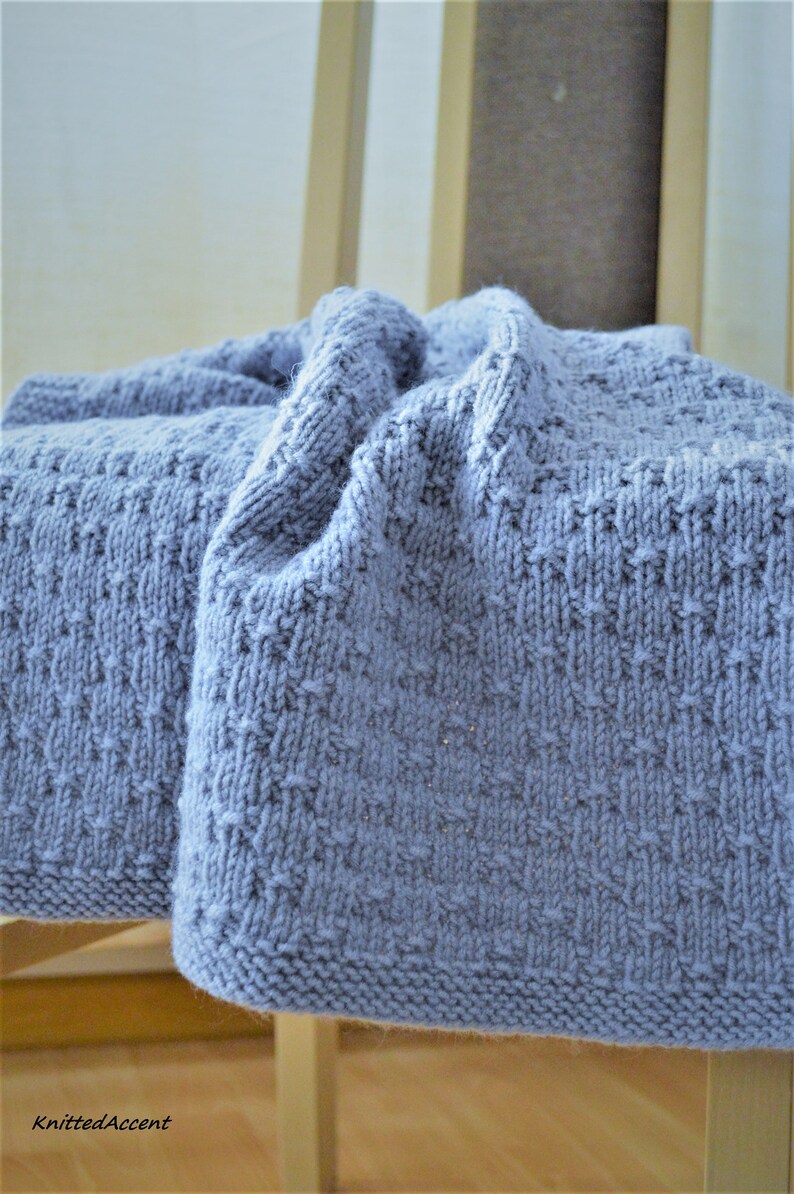 Easy Blanket PATTERN Only in ENGLISH Written Instructions Etsy Canada