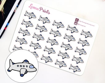 Plane Trip Planner Stickers | Stationery for Erin Condren, Filofax, Kikki K and scrapbooking