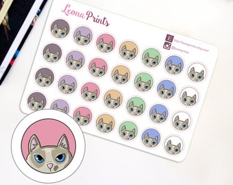 Felix, the Cat Planner Stickers |Stationery for Erin Condren, Filofax, Kikki K and scrapbooking