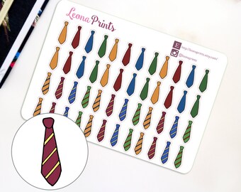 Tie Planner Stickers | Stationery for Erin Condren, Filofax, Kikki K and scrapbooking