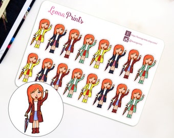 Fall Mood Leona Planner Stickers | Stationery for Erin Condren, Filofax, Kikki K and scrapbooking