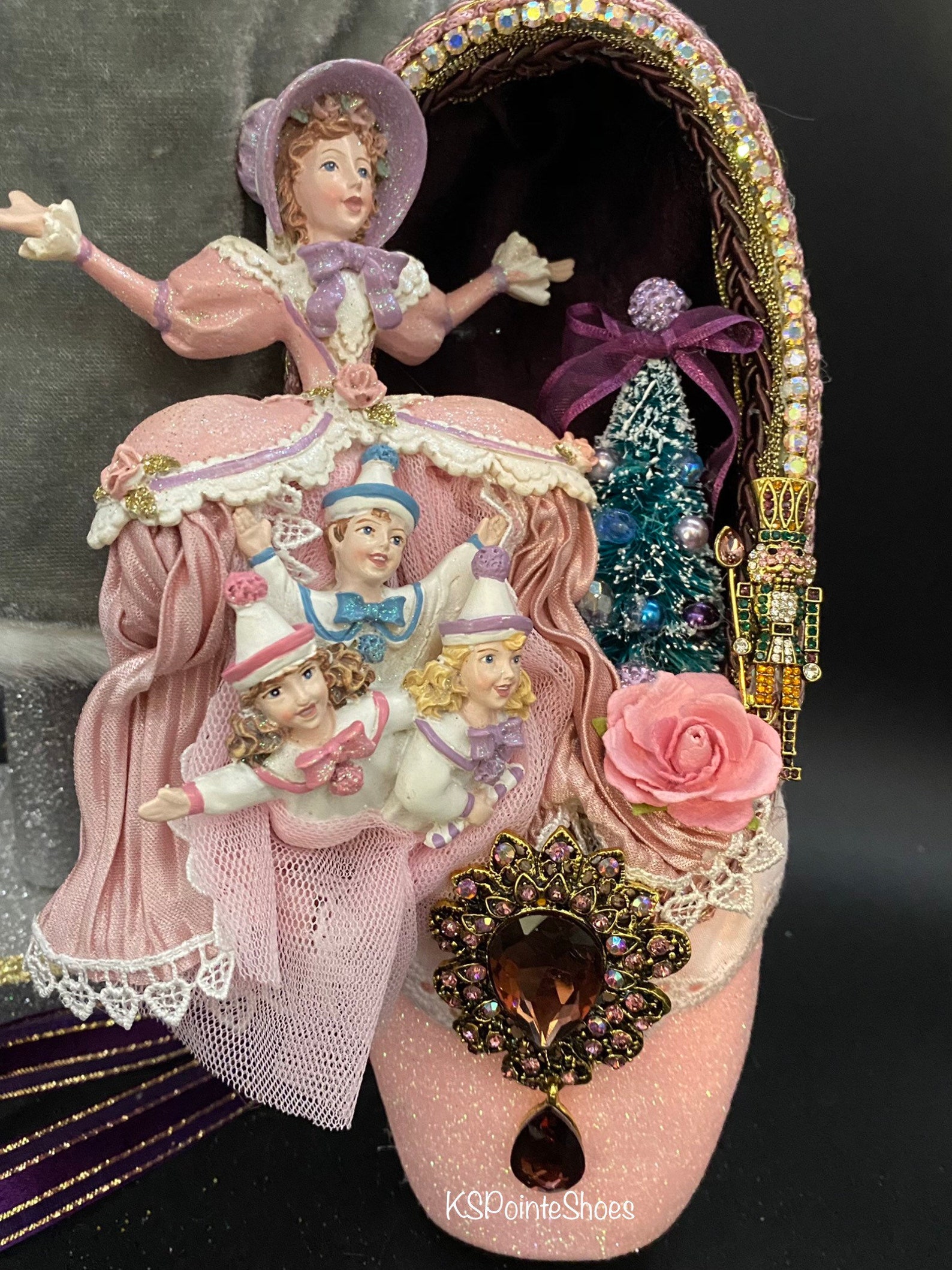 Nutcracker Mother GInger Decorated Pointe Shoe Etsy