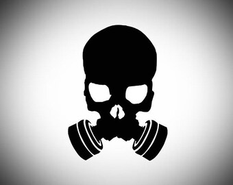 Gas Mask Decal Etsy - gas mask decal skull gas mask decal skull gas mask