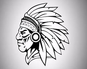 Native American Decal