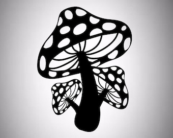 Mushrooms Decal