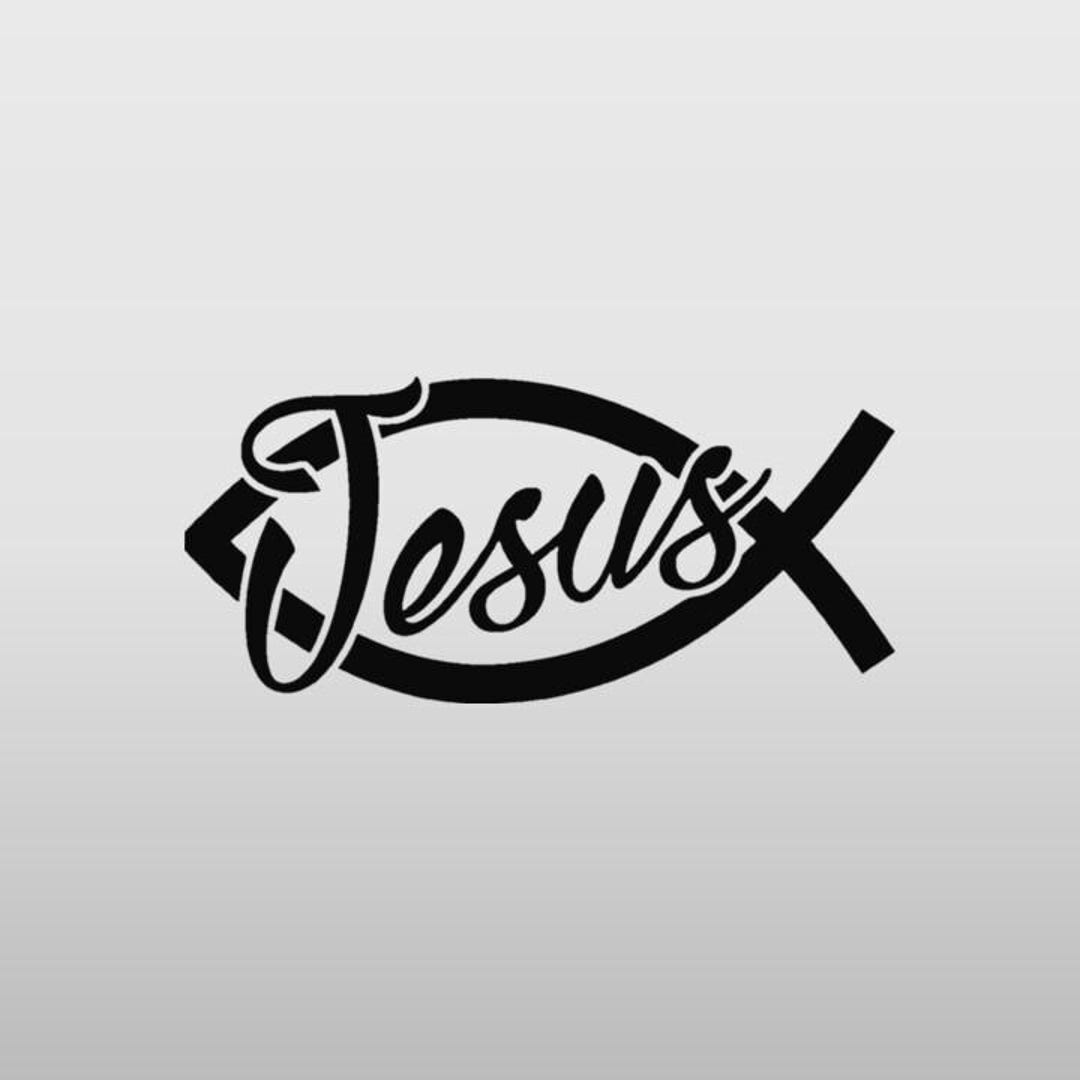 Jesus Fish Decal - Etsy