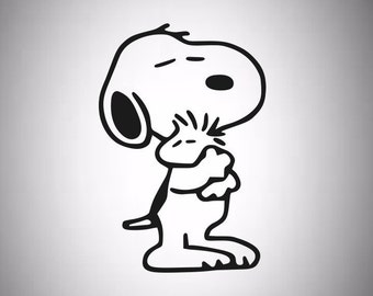 Snoopy and Woodstock Decal