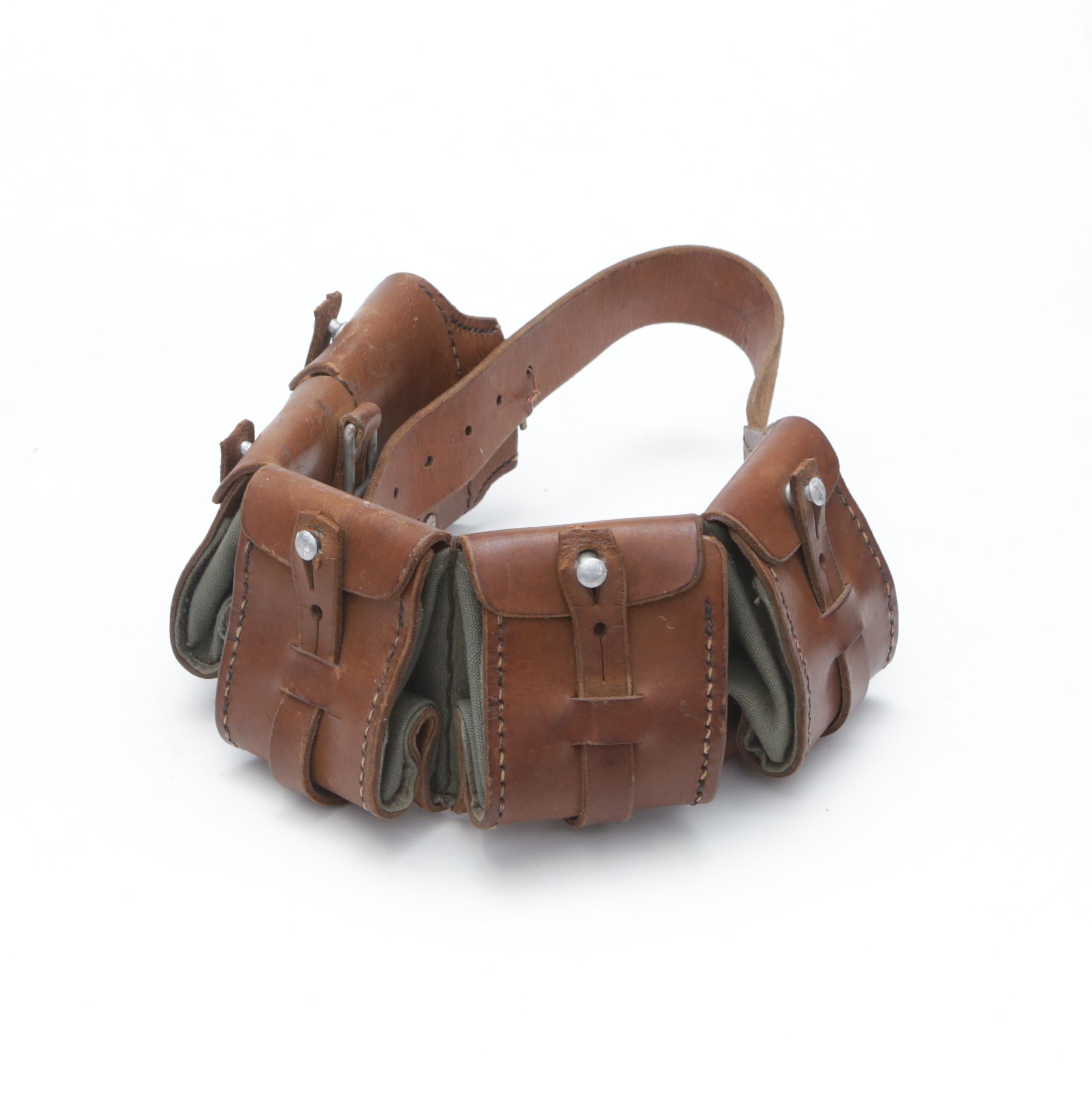 Swedish Army Leather Belt - Etsy