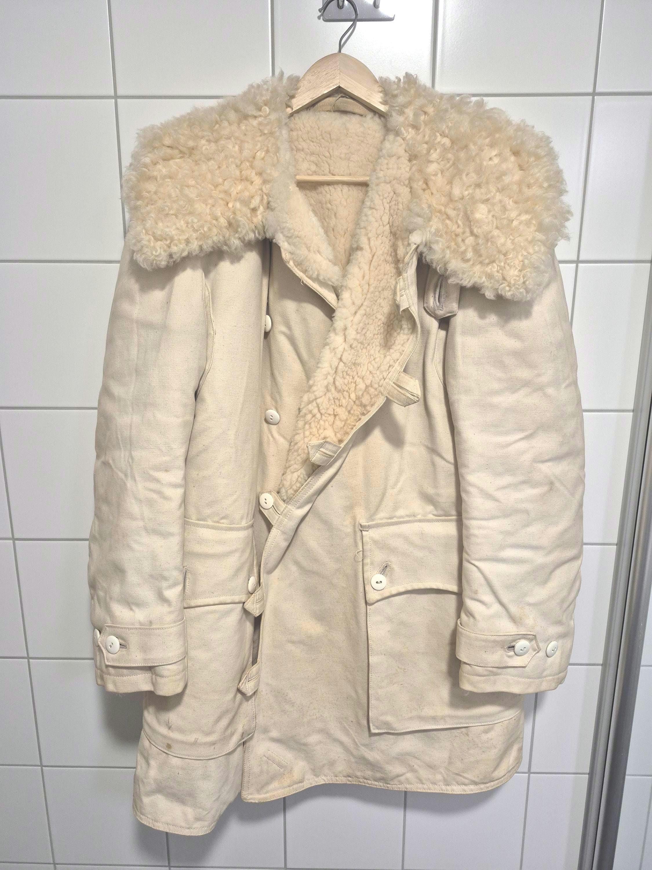 Manteau De Chasse Homme RJ Classics - Années 40 - Gris Foncé Ligne Bleue - Taille Garçon - TBE