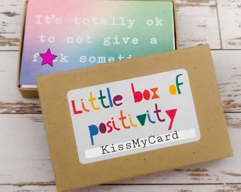 Little Box of Positivity - Pocket Motivational Cards