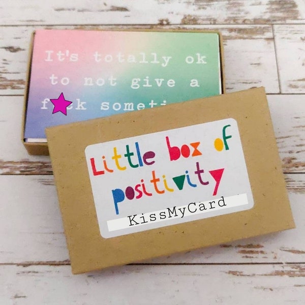 Little Box of Positivity - Pocket Motivational Cards