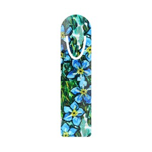 Floral Bookmark - Vibrant Blue Flower Design, Book Lover Gift, Reading Accessory, Library Decor, Unique Book Mark