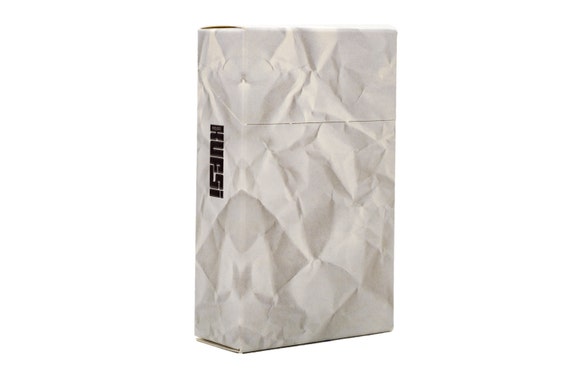 cigarette paper wrinkling Art Case for Cigarette WRINKLED PATTERN Kufsi High Quality Digital Print  Cardboard Cigarette Paper Case Shape Box Holder Gift Illustration
