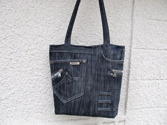 Bolsos con vaqueros viejos hotsell