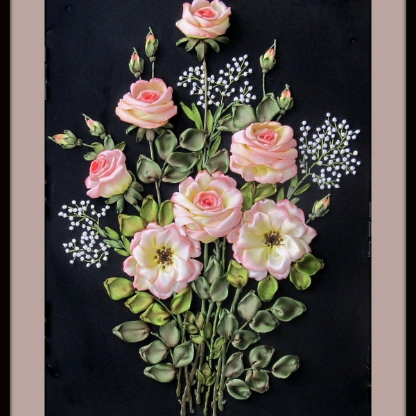 Rose Wall Hanging Etsy