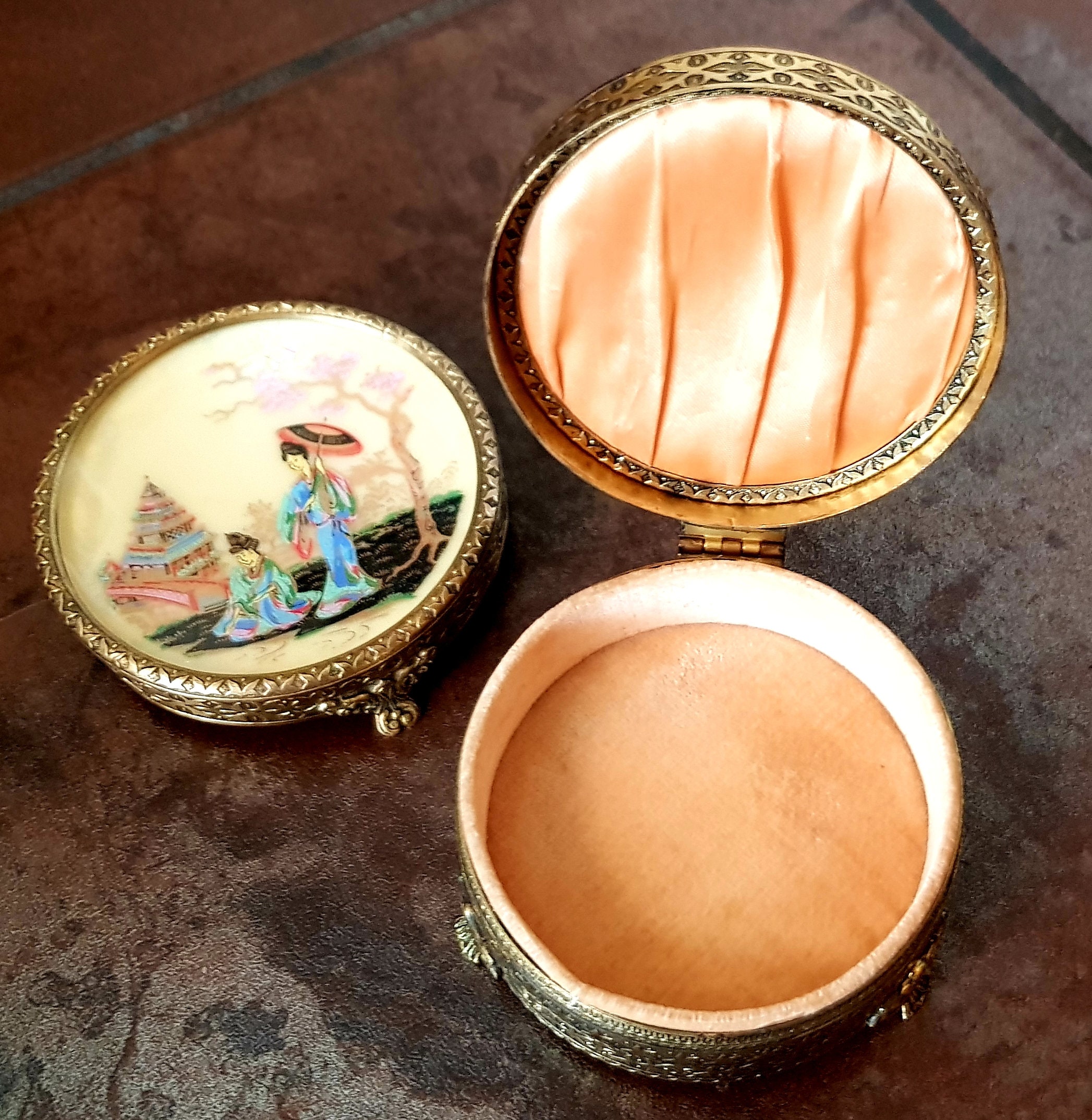 Vintage Japanese 7pc Regent of London Dressing Table Vanity Etsy