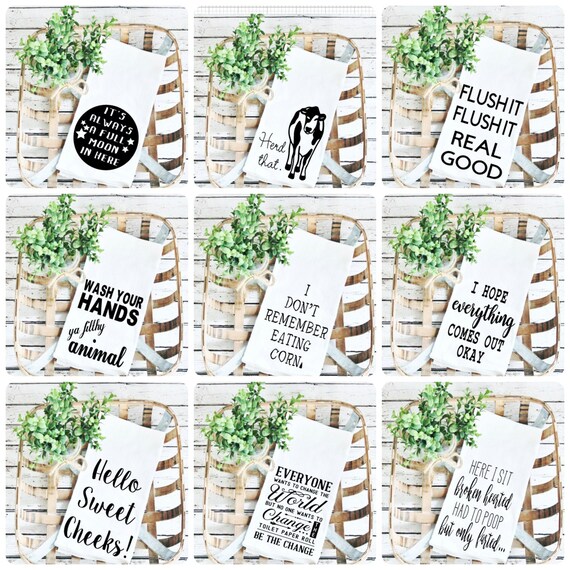 Funny Kids Bathroom Hand Towel Set, Kids Bathroom Hand Towel Set, Guest  Towel, Guest Bathroom, Housewarming Gift, Funny Bathroom Decor -  Israel