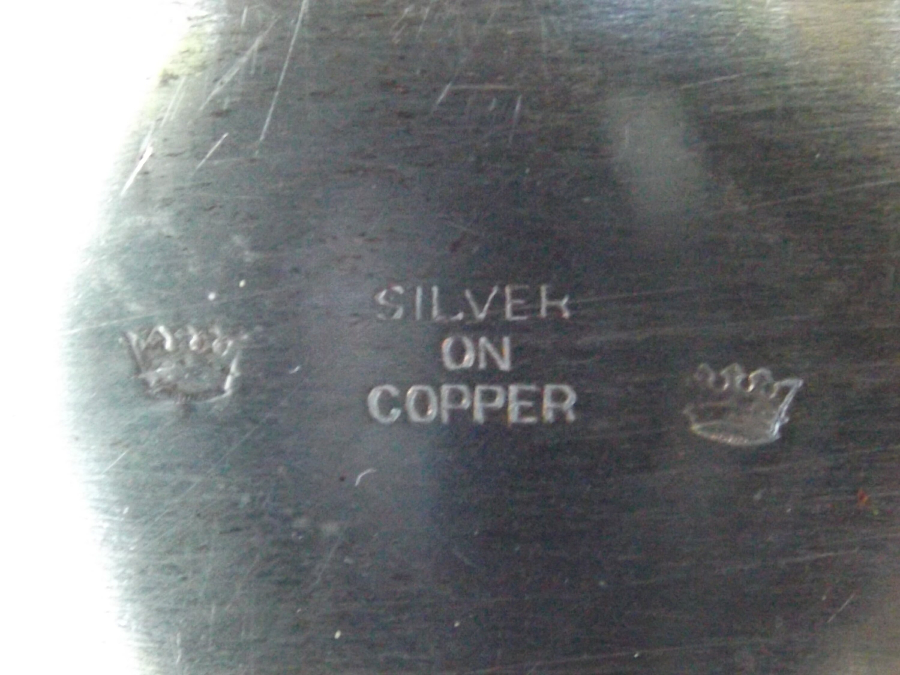 Silver on Copper 18.5 x 14 Silver Plated large Etsy