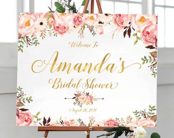 Bridal Shower sign, Bridal Shower Welcome Sign, Bridal Shower decoration, welcome wedding sign, Bridal shower, Baby Shower Welcome Sign