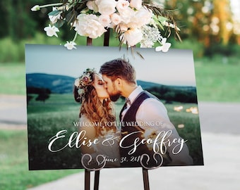 Photo wedding sign, Welcome wedding sign, Wedding Welcome Sign, Welcome sign wedding, Photo wedding welcome sign, Wedding sign, Welcome sign