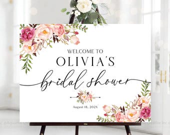 Cartello di benvenuto per addio al nubilato, cartello per addio al nubilato, decorazione per addio al nubilato, decorazioni per addio al nubilato, poster per addio al nubilato, cartello per baby shower