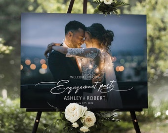Verlobungsschild, Verlobungsschild Willkommensschild, Hochzeit Willkommensschild, Verlobungsschild, Foto-Hochzeitsschild, Foto-Verlobungsschild