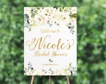 Bridal Shower decoration, Bridal Shower Welcome Sign, Bridal Shower sign, bridal shower invitation, Welcome sign, Bridal Shower sign