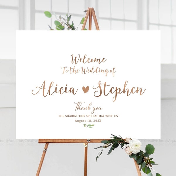 Rose Gold Sign - Etsy