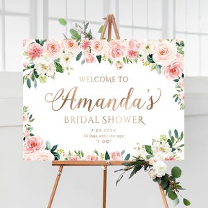 Bridal Shower sign, Bridal Shower Welcome Sign, Bridal Shower decorations, Bridal shower banner, Shower Poster, Bridal shower Invitations