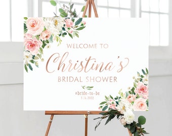 Bridal Shower decoration, Bridal Shower Welcome Sign, Bridal Shower sign, bridal shower invitation, Shower signs, Bridal Shower Poster