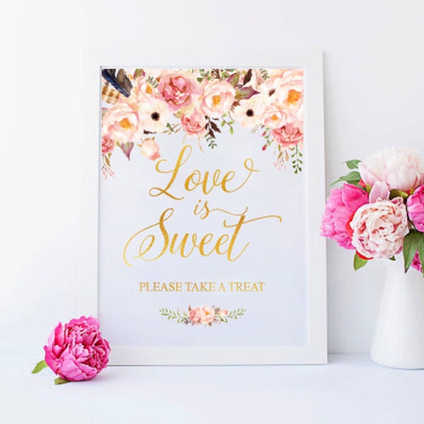 Love is Sweet Banner - Etsy