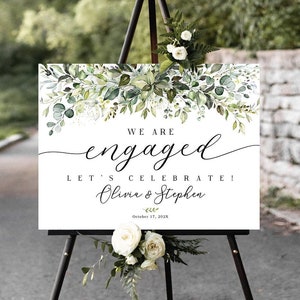 Engagement party sign, Engagement party decorations, Engagement welcome sign, Engagement party Decor, Engagement Sign, Engagement party