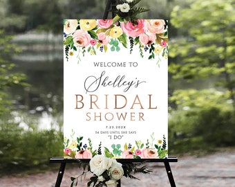 Bridal Shower Welcome Sign, Bridal Shower sign, Bridal Shower decoration, Bridal shower Decor, Bridal shower invitation, Bridl shower poster