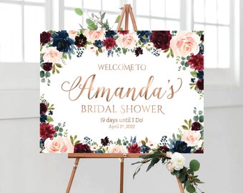 Bridal Shower decoration, Bridal Shower Welcome Sign, Bridal Shower sign, Fall Bridal Shower, Fall Bridal Shower Sign, Bridal shower banner