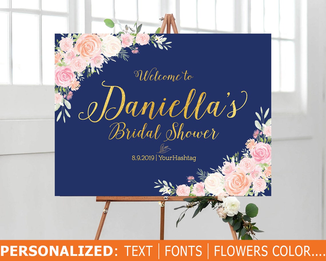 Sign Bridal Shower Sign Shower Sign Bridal Shower Etsy