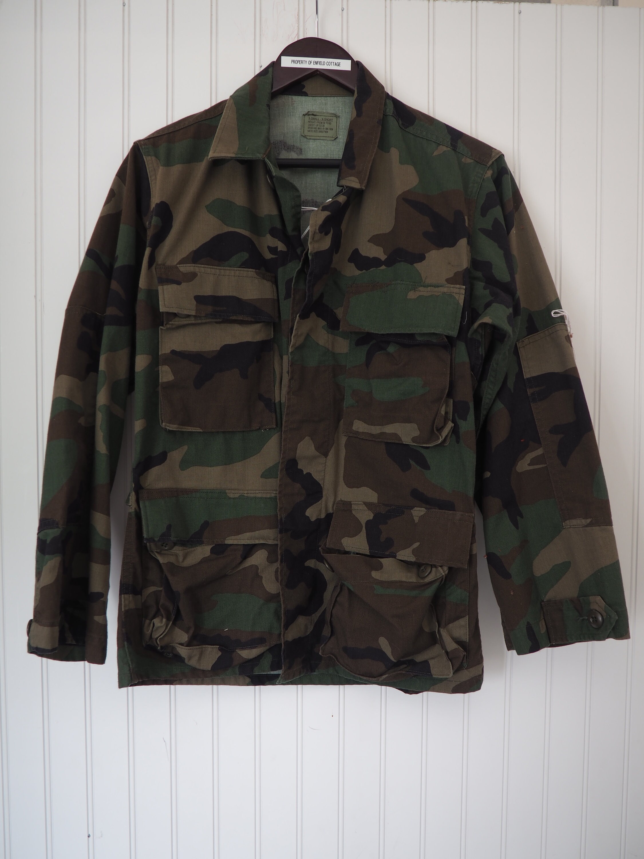 short sleeve camo jacket
