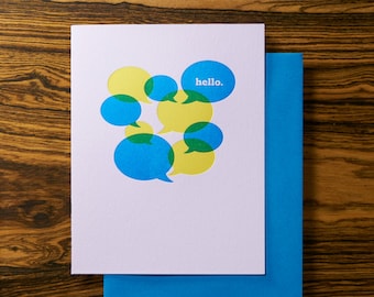 Powiedz Cześć - Uroczy Papierniczy Wypełniacz do Kartek Papierowych