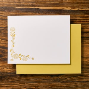 ボヘミアン フローラル 活版印刷 文房具 ノートカード セット クリスマスプレゼント用