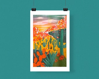 Marmalade Dreams Risograph Print