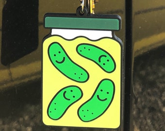 Pickle Jar Keychain