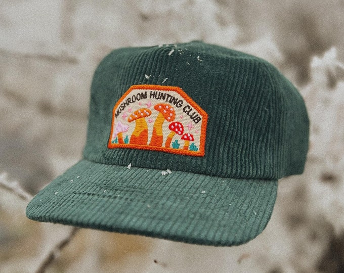 Mushroom Hunting Club 5-Panel Corduroy Hat