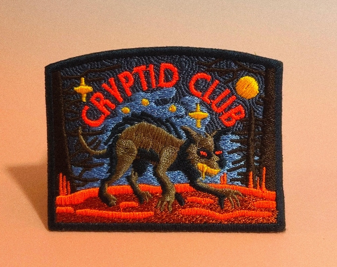 Cryptid Club Chupacabra Patch