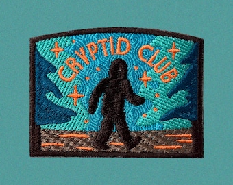 Cryptid Club Bigfoot Patch