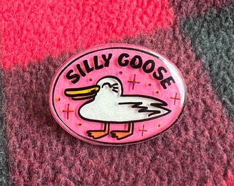 Silly Goose Resin Pin