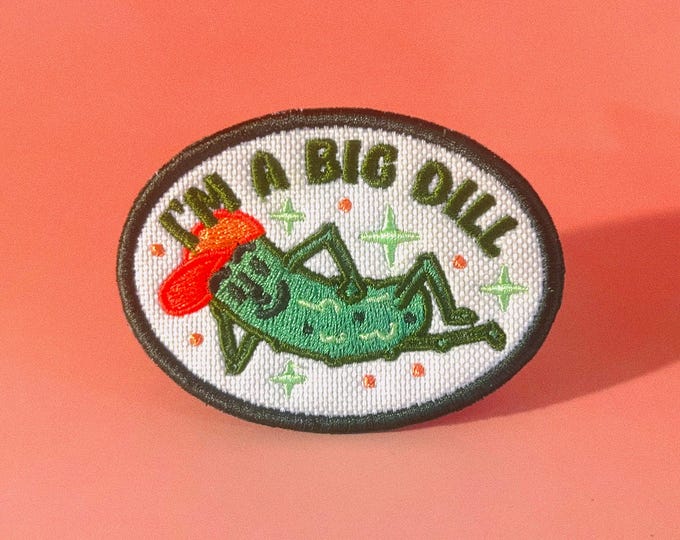 Big Dill Embroidered Patch