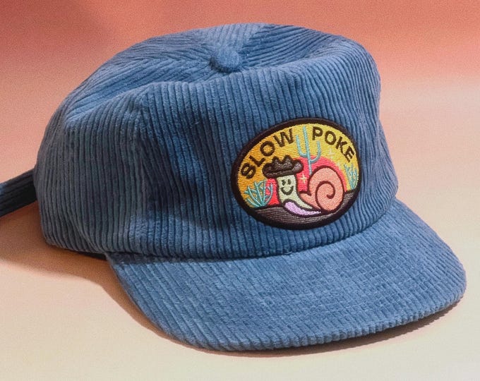 Slow Poke 5-Panel Corduroy Hat